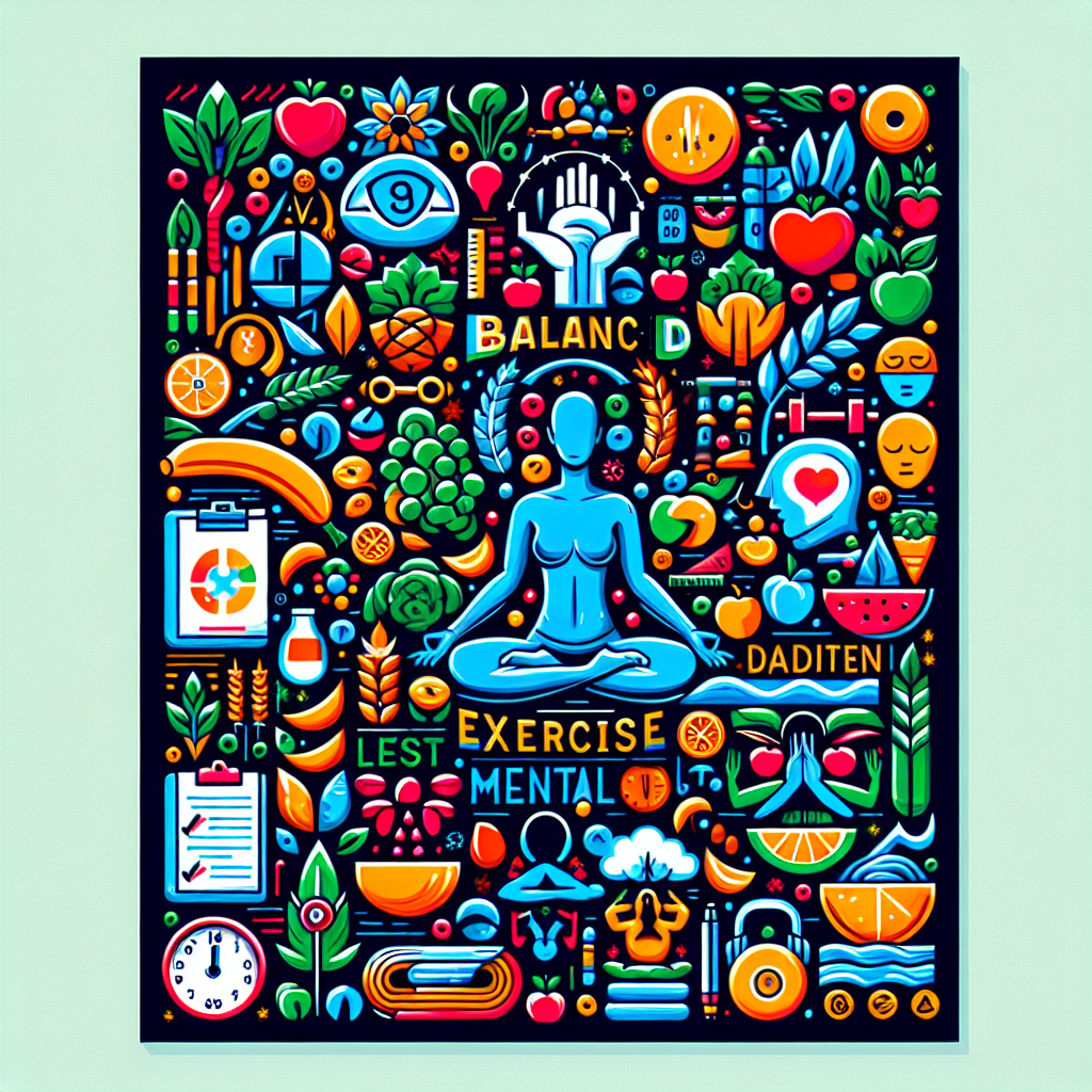 Poster Kreatif Gaya Hidup Sehat yang Mudah Digambar untuk Semua Usia